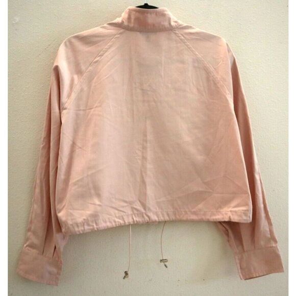 ATM AW5961-MB Women's Sz XS Oyster Pink Patch Pocket Cargo Jacket - Picture 2 of 14